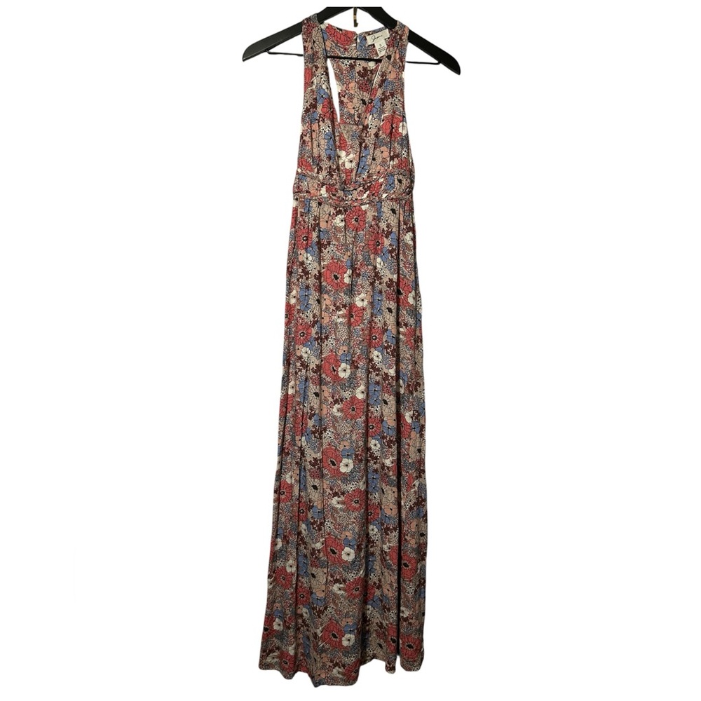Japna Floral Sleeveless Maxi Dress Size Small New